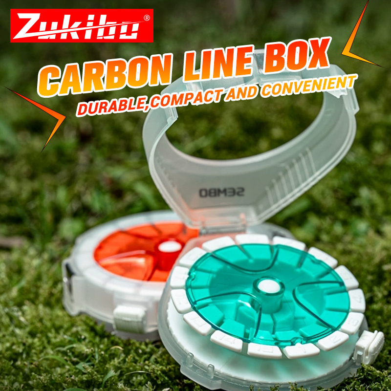 Fishing Line Winder - ZUKIBO Carbon Line Box Multifunction Fishing