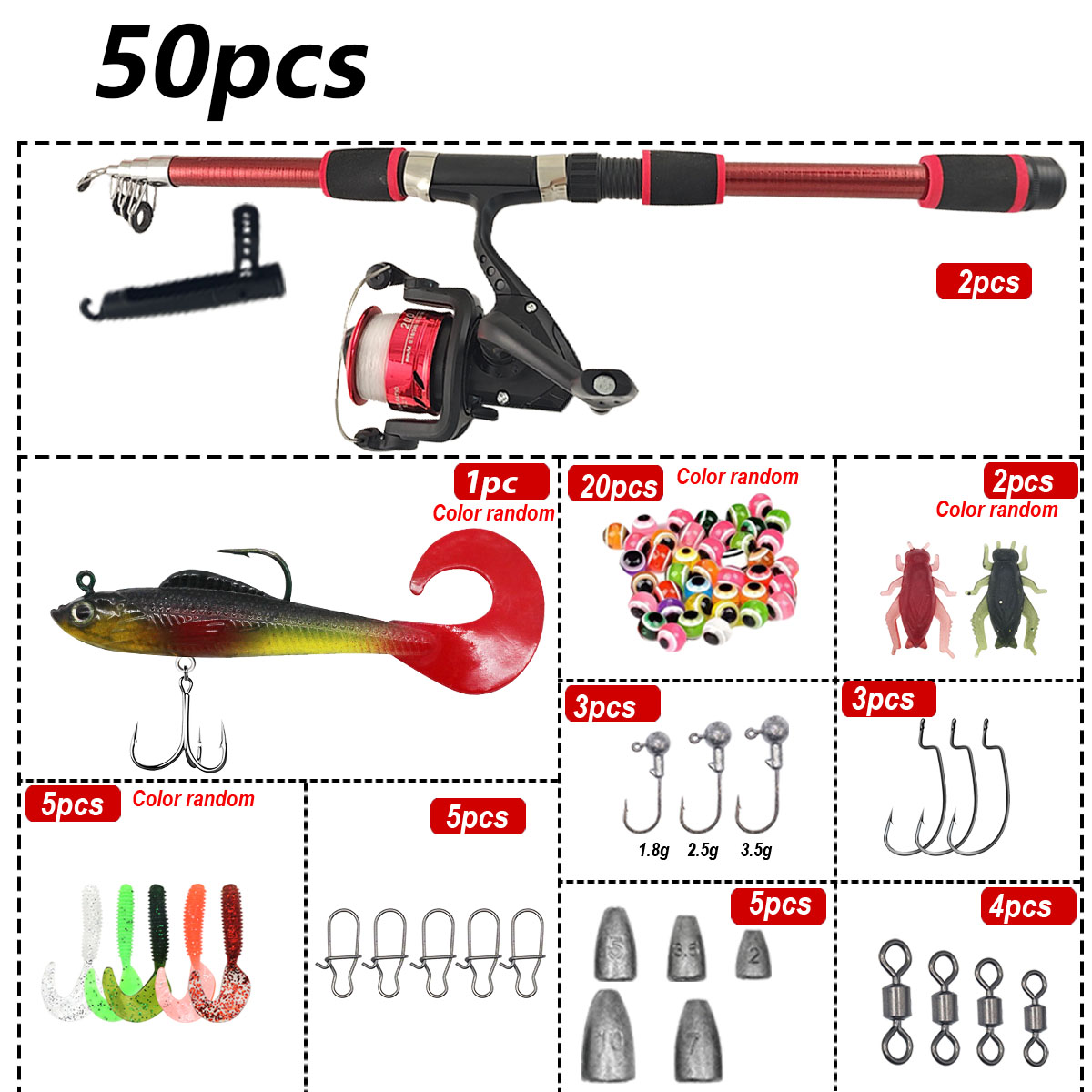Portable Telescopic Fishing Ro - Fishing Line Spooler recensione e prezzo