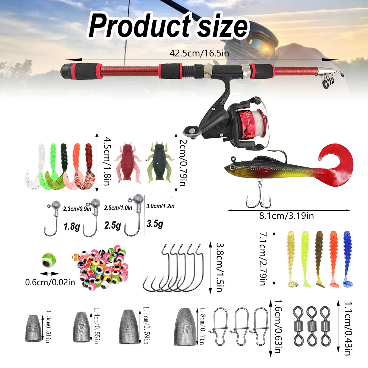 Portable Telescopic Fishing Ro - Fishing Line Spooler recensione e prezzo
