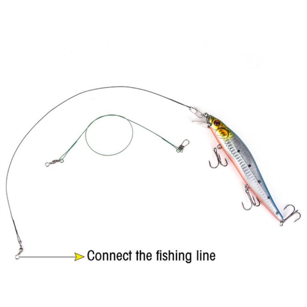 10pcs/lot Anti Bite Steel Fish - Leader Line recensione e prezzo