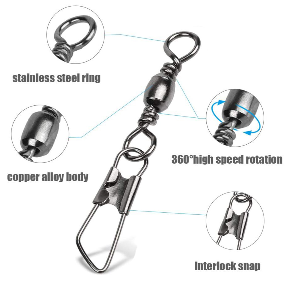50Pcs Stainless Steel Snap Swi - Saltwater Line recensione e prezzo