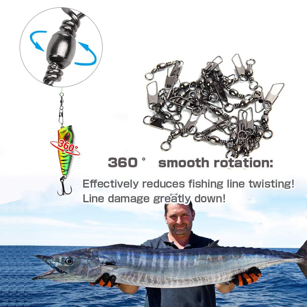 50Pcs Stainless Steel Snap Swi - Saltwater Line recensione e prezzo