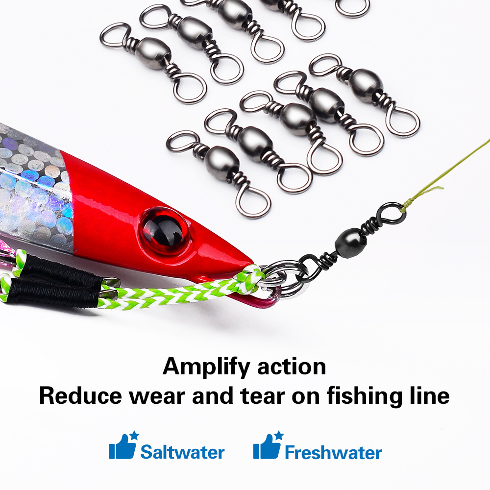 100Pcs Fishing Swivels Connect - Leader Line recensione e prezzo