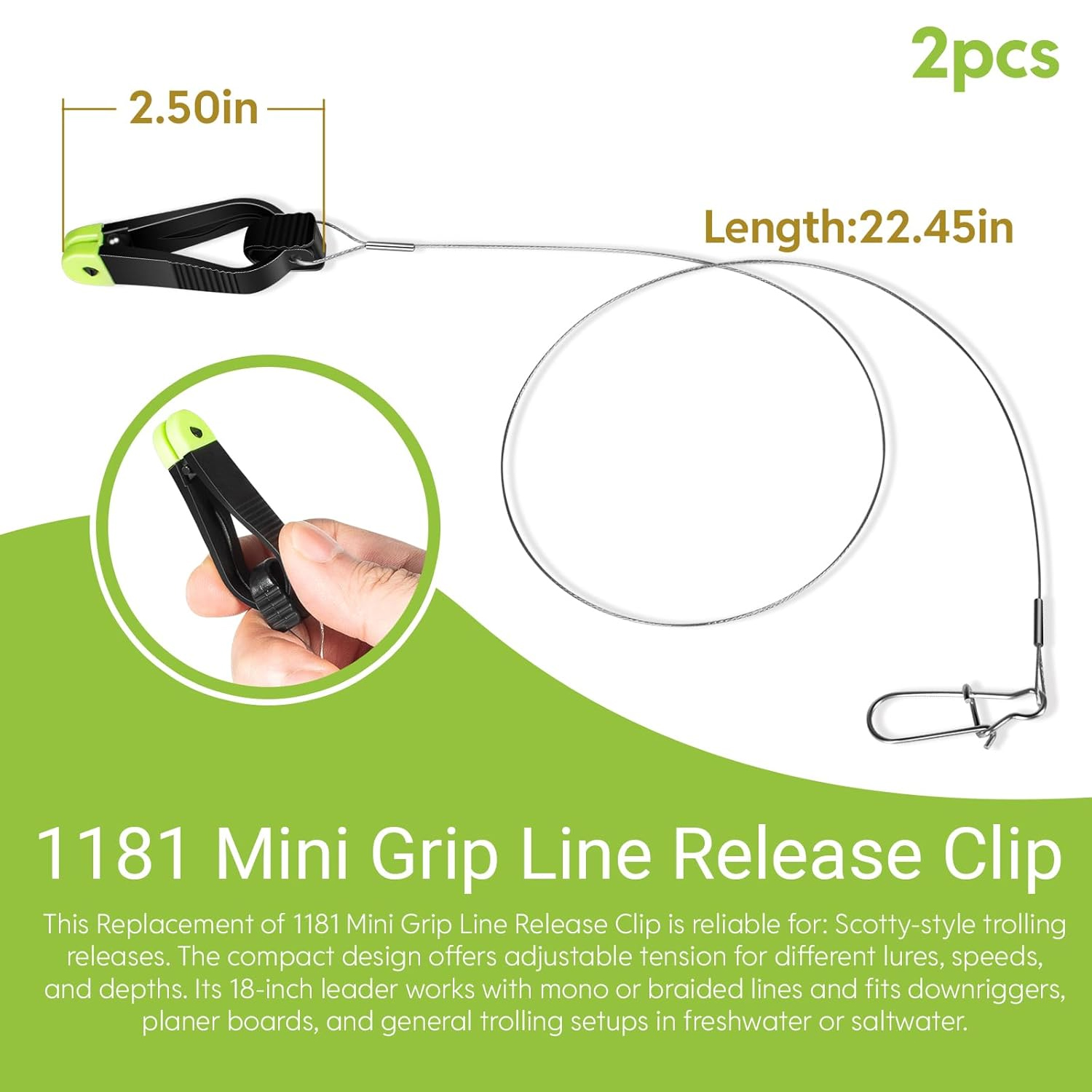 1181 Grip Line Release Clip fo - Tippet Line recensione e prezzo