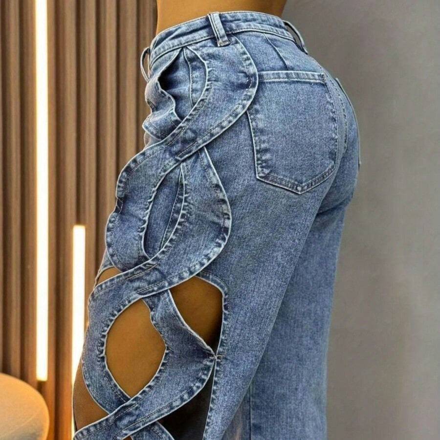 Womens Denim Trousers With Sid - Fly Line recensione e prezzo