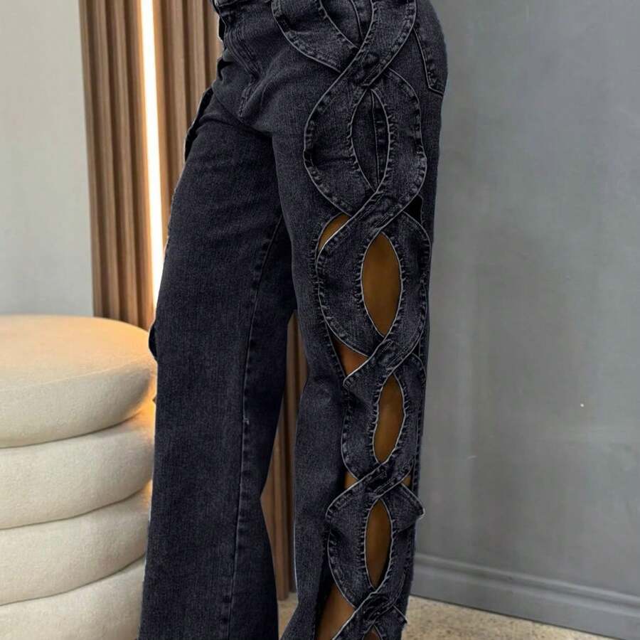 Womens Denim Trousers With Sid - Fly Line recensione e prezzo