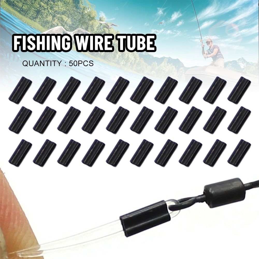 50pcs Carbon tube Fishing Crim - Monofilament Line recensione e prezzo