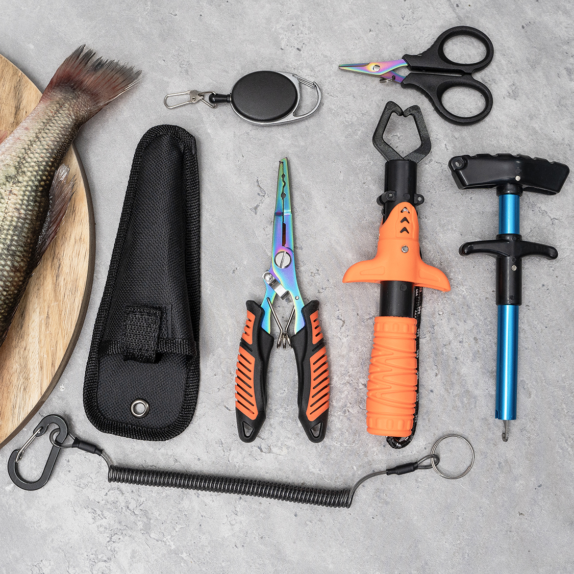 7-piece fishing tool set, prof - Saltwater Line recensione e prezzo