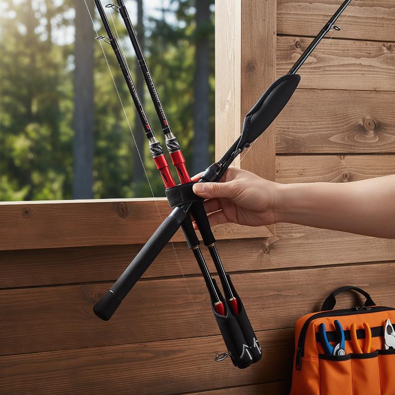 Adjustable Fishing Pole Sling  - Fishing Line Spooler recensione e prezzo