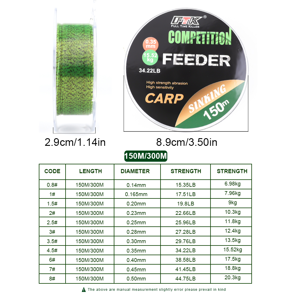 FTK  3D Invisible Carp Fishing - Fluorocarbon Line recensione e prezzo