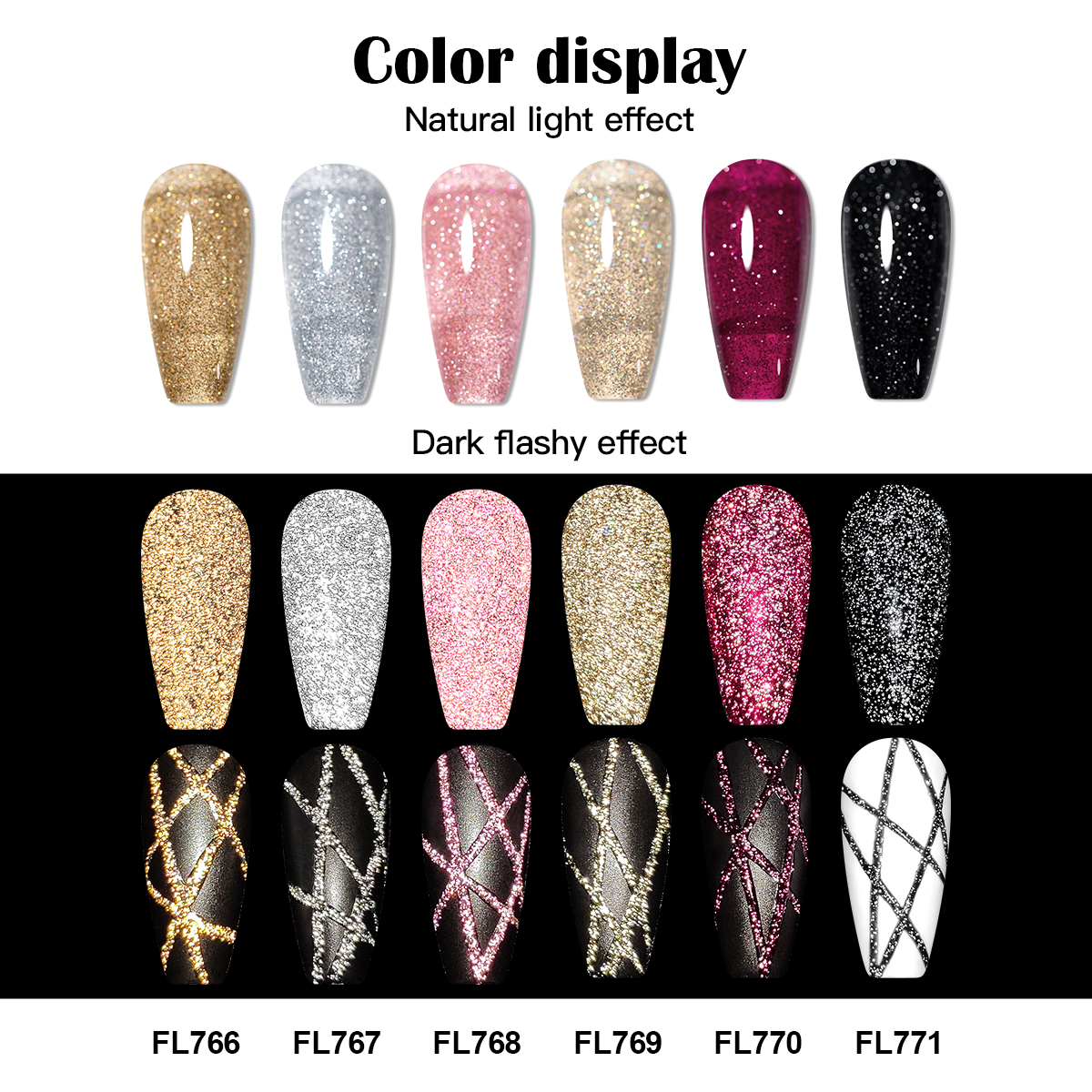 Gold Silver Reflective Glitter - Copolymer Line recensione e prezzo