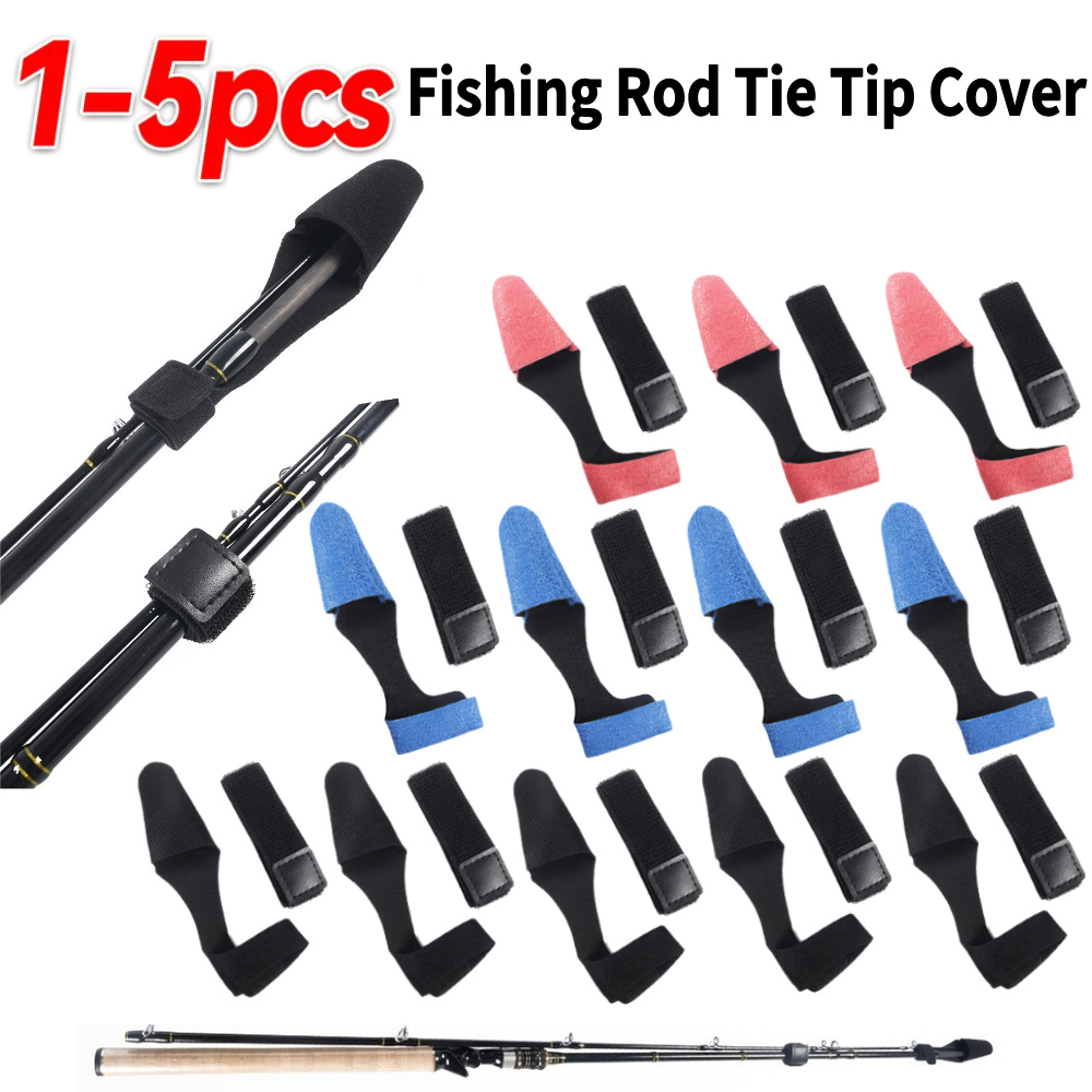 1-5PCS Fishing Rod Tie Tip Cov - Fishing Line Box recensione e prezzo