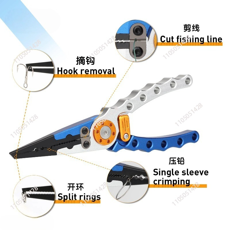 Aluminum Fishing Tackle Pliers - Fishing Line Cutter recensione e prezzo