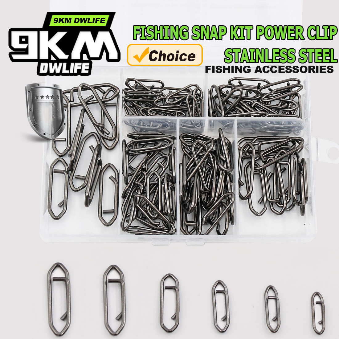 9KM Fishing Snap Kit 110pcs Po - Saltwater Line recensione e prezzo