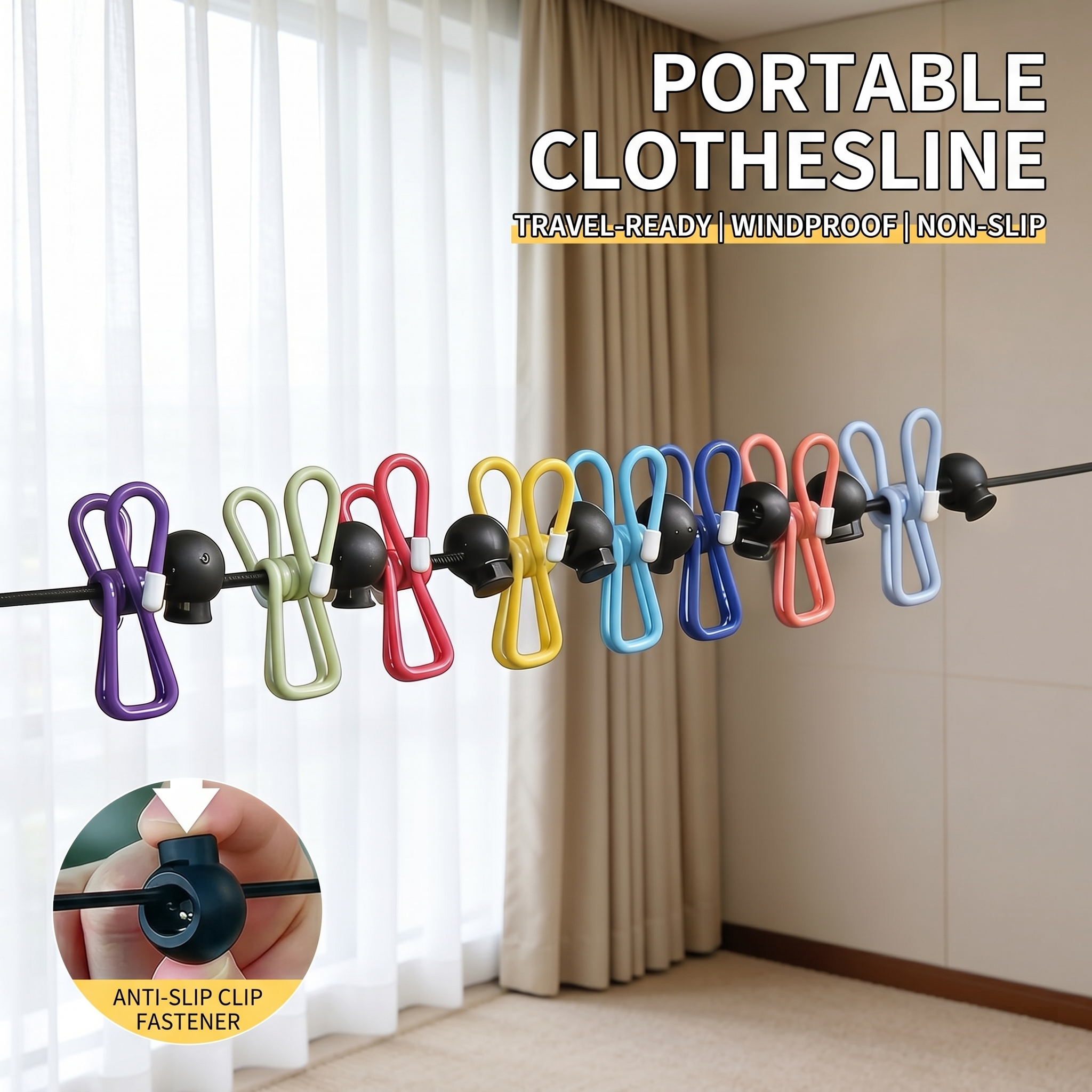 Travel Clothesline Clothes Lin - Tippet Line recensione e prezzo