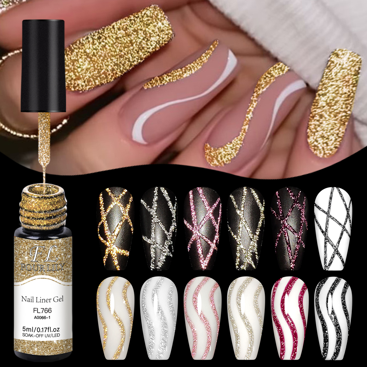 Gold Silver Reflective Glitter - Copolymer Line recensione e prezzo