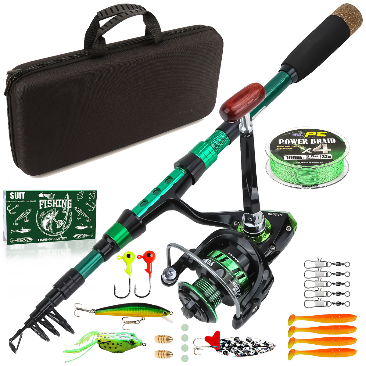 New Carbon Fiber Lure Rod Comp - Freshwater Line recensione e prezzo