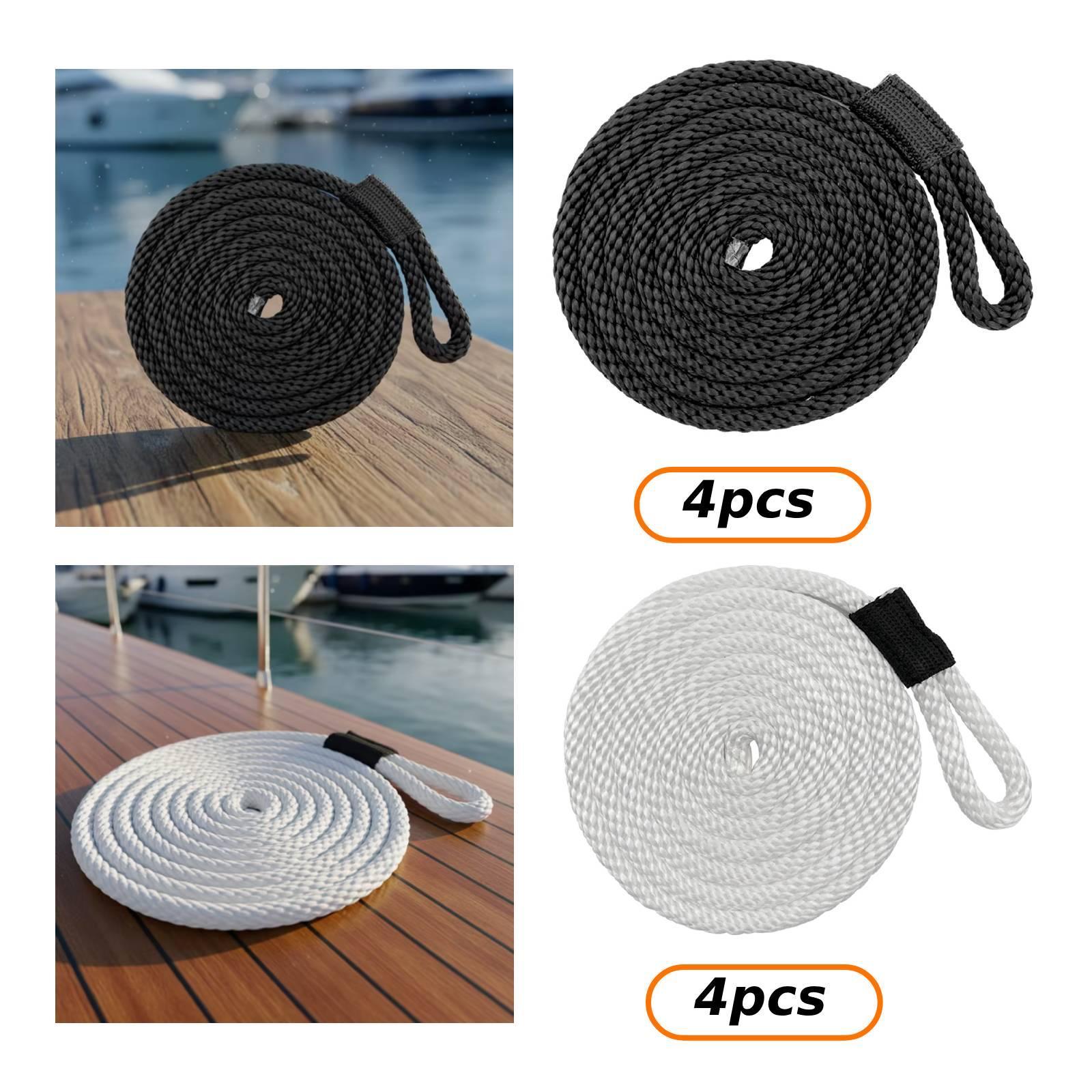 4 Pieces Docklines Mooring Rop - Braided Line recensione e prezzo