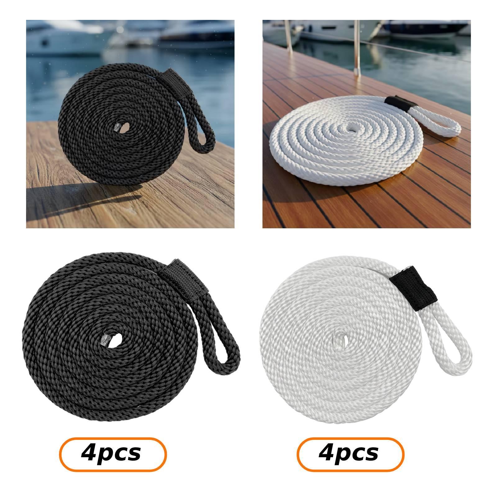 4 Pieces Docklines Mooring Rop - Braided Line recensione e prezzo
