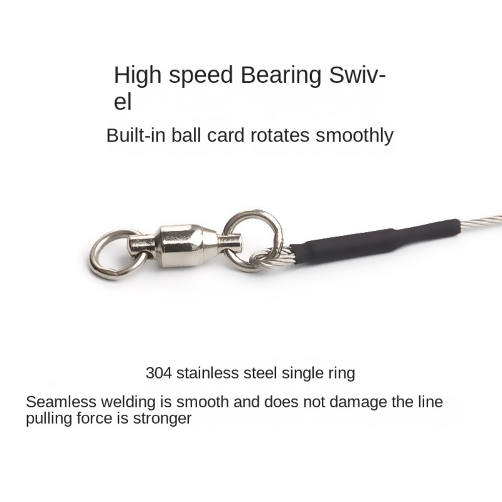 5PCS 20/30/40cm strands Stainl - Leader Line recensione e prezzo