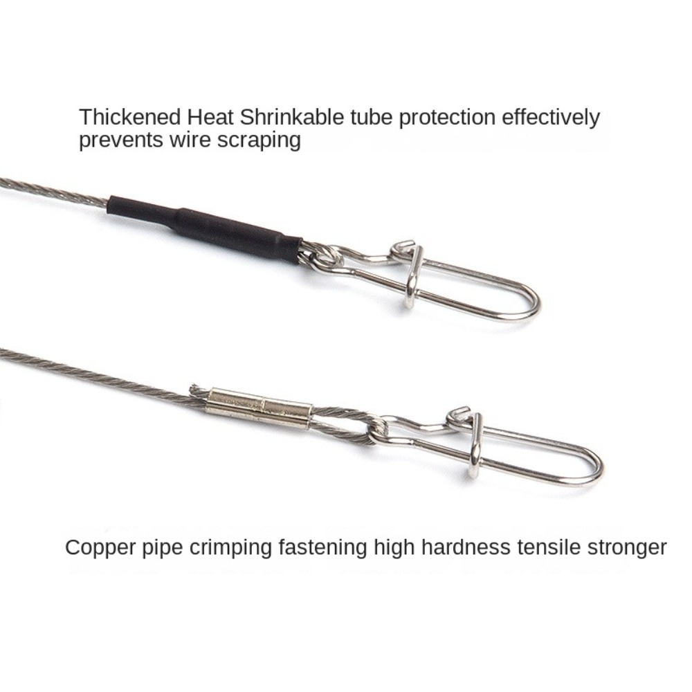 5PCS 20/30/40cm strands Stainl - Leader Line recensione e prezzo